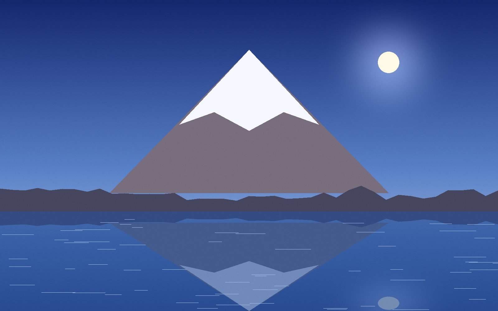Mount Kailash above Lake Mansarovar
